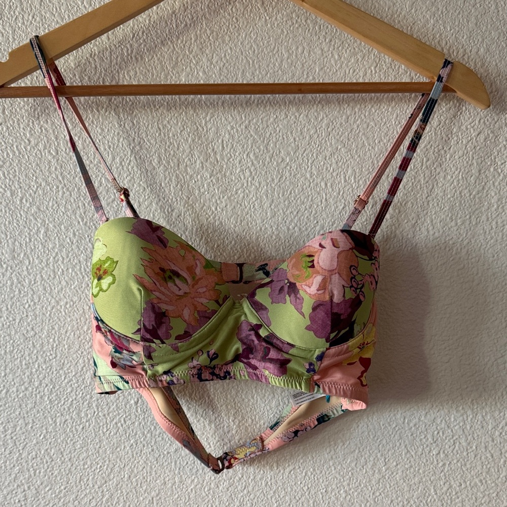 Allihop (Anthropologie) Floral Print Women's swim top